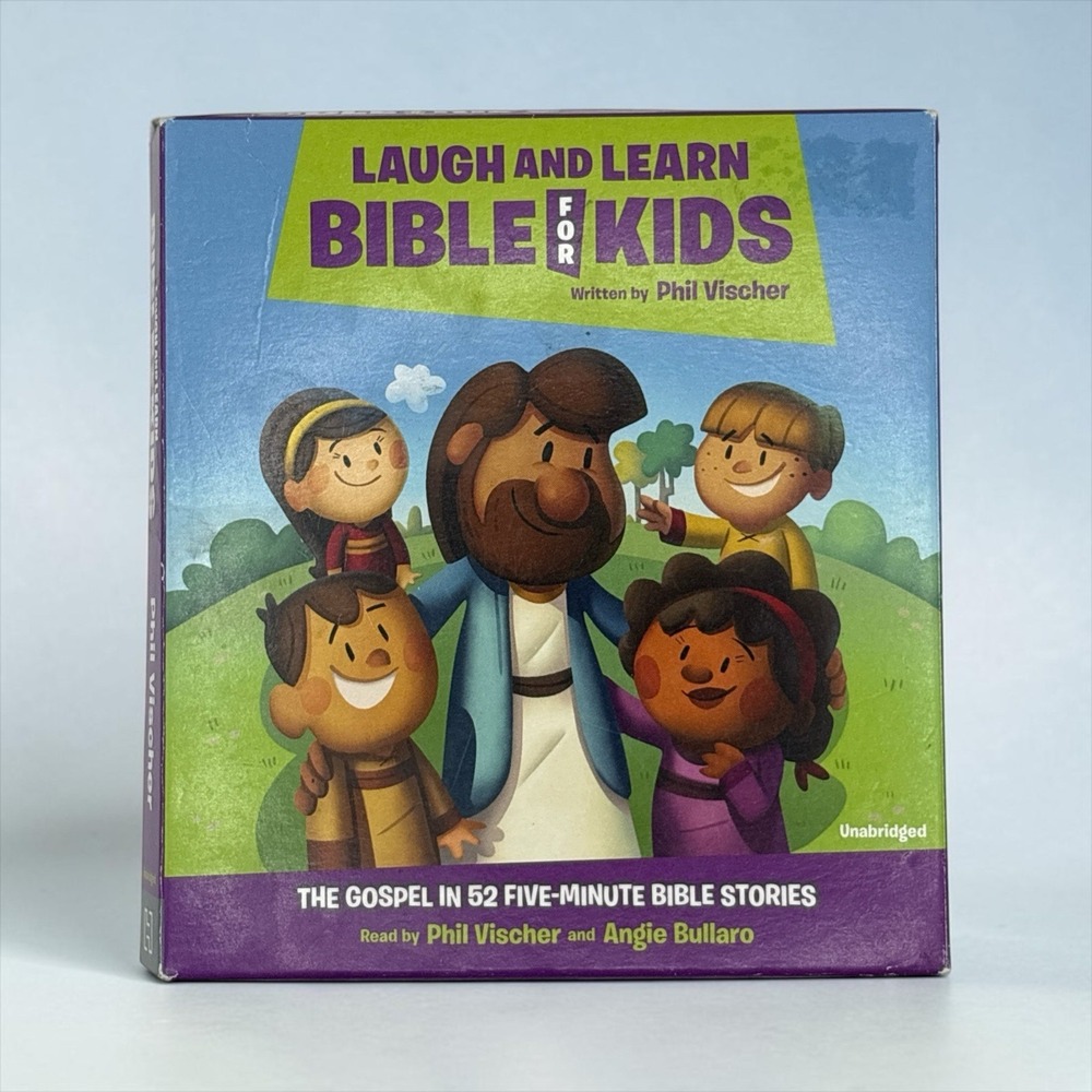 Laugh and Learn Bible for Kids The Gospel in 52 Five-Minute Bible Stories CD